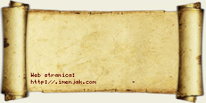 Jovana Stokić vizit kartica